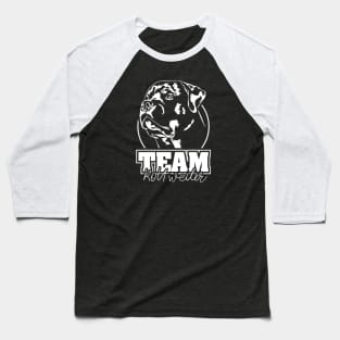 Rottweiler dog portrait gift Baseball T-Shirt